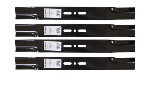 [ST-300-038-4] 4 Pack of Stens 300-038 Mowers Universal Straight Blade 21 L