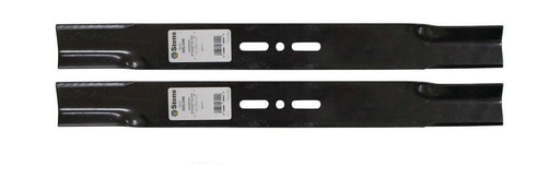 [ST-300-046-2] 2 Pack of Stens 300-046 Mowers Universal Straight Blade 22 L