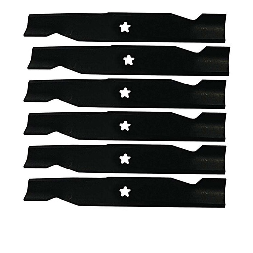 [ST-340-222-6] 6 Pack of Stens 340-322 Lawnmower Hi-Lift Blade Husqvarna 532173920 532180054