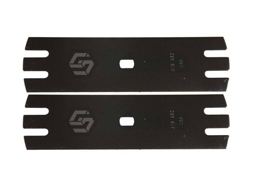 [ST-375-220-2] 2 PK Stens 375-220 Edger Blade Cooper ED-2 Serrated Center Hole Length 9 Inches