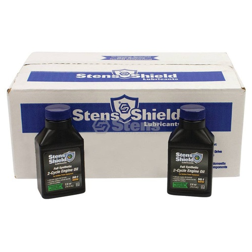 [ST-770-260] 24 bottles of Stens 770-260 Shield 2-Cycle Engine Oil 770-101770-128 770-264