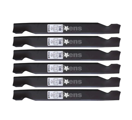 [ST-340-178-6] 6 Pack of Stens 340-278 Lawnmower Notched Medium-Lift Blade 532127843 340-278