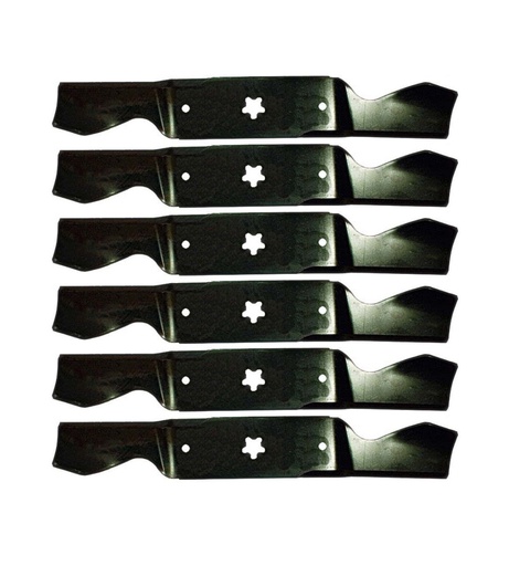 [ST-340-226-6] 6 Pack of Stens 340-226 Lawnmower Hi-Lift Blade Husqvarna 532187254 532187256