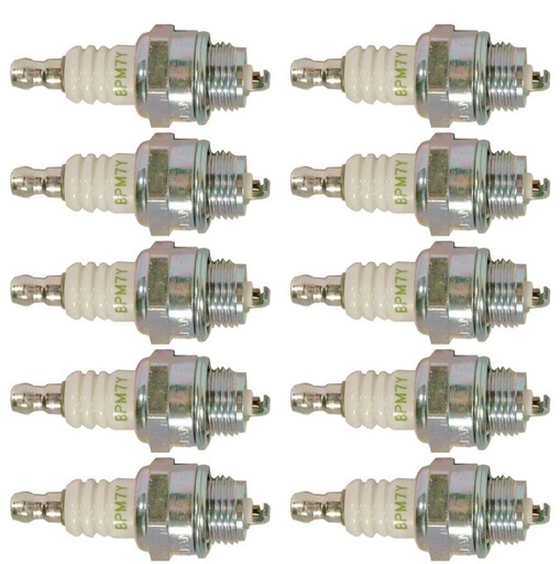 [ST-130-877-10] 10 Pk Stens 130-877 Spark Plug Echo 99944500071 NGK 2101 4921 BPM7Y 130-785