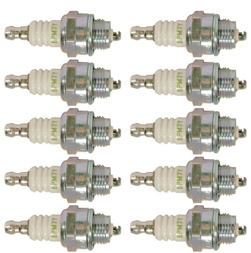 [ST-130-877-10] 10 Pk Stens 130-877 Spark Plug Echo 99944500071 NGK 2101 4921 BPM7Y 130-785