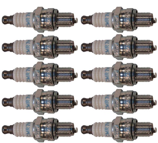 [ST-130-793-10] 10 Pk of Stens 130-793 NGK Spark Plug Echo 90186Y Husqvarna 521233401 NGK 3066