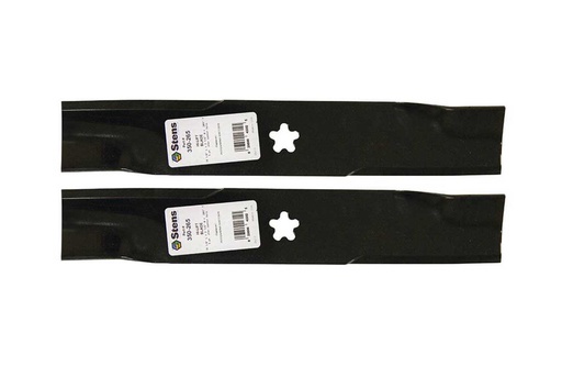 [ST-350-265-2] 2 Pack of Stens 350-265 Lawnmower Hi-Lift Blade Husqvarna 539112078 577146101