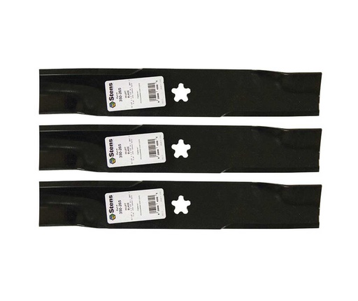 [ST-350-265-3] 3 Pack of Stens 350-265 Lawnmower Hi-Lift Blade Husqvarna 539112078 577146101