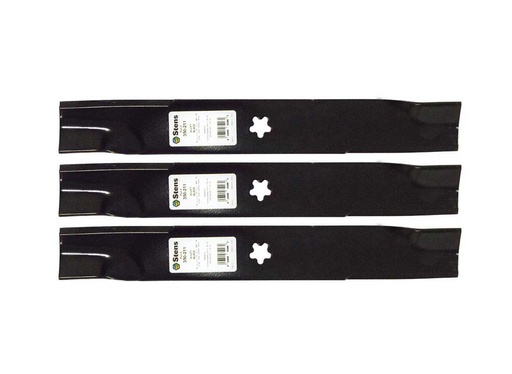 [ST-350-211-3] 3 Pack of Stens 350-211 Lawnmower Hi-Lift Blade Husqvarna 539112079 Dixon10782