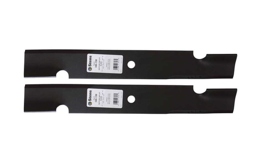 [ST-340-158-2] 2 Pack of Stens 340-158 Lawnmower Notched Air-Lift Blade Husqvarna 539100341