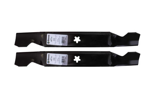 [ST-340-153-2] 2 Pack of Stens 340-153 Lawnmower Hi-Lift Blade Husqvarna 532126338 532127841