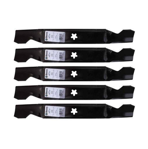 [ST-340-153-5] 5 Pack of Stens 340-153 Lawnmower Hi-Lift Blade Husqvarna 532126338 532127841