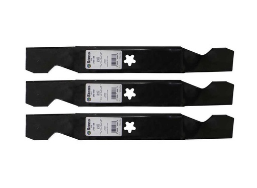 [ST-340-149-3] 3 Pack of Stens 340-149 Lawnmower Hi-Lift Blade Husqvarna 532137380 Poulan