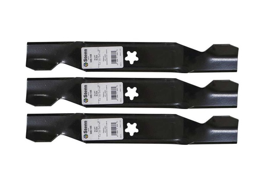 [ST-340-145-3] 3 Pack of Stens 340-145 Lawnmower Stens Hi-Lift Blade Husqvarna 532130652 AYP