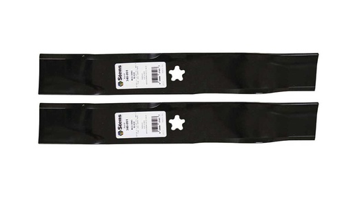 [ST-340-091-2] 2 Pack of Stens 340-091 Lawnmower Mulching Blade Husqvarna 532173921 AYP 173921