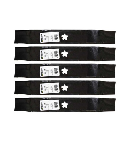 [ST-340-038-5] 5 Pack of Stens 340-038 Lawnmower Hi-Lift Blade Husqvarna 532157033 532170698