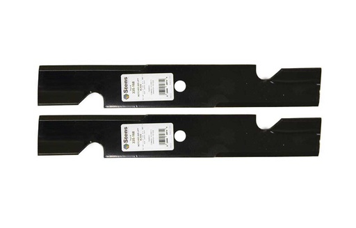 [ST-335-168-2] 2 Pack of Stens 335-168 Mower Notched Air-Lift Blade Husqvarna 539100340 Exmark