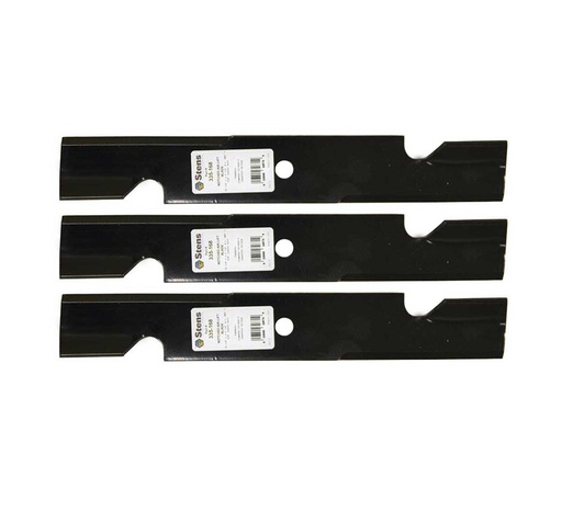 [ST-335-168-3] 3 Pack of Stens 335-168 Mower Notched Air-Lift Blade Husqvarna 539100340 Exmark