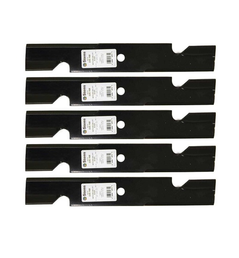 [ST-335-168-5] 5 Pack of Stens 335-168 Mower Notched Air-Lift Blade Husqvarna 539100340 Exmark