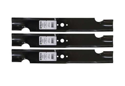 [ST-310-052-3] 3 Pack of Stens 310-052 Lawnmower Notched Air-Lift Blade Husqvarna 539100341