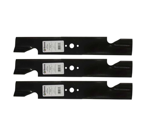 [ST-310-003-3] 3 Pack of Stens 310-003 Mowers Notched Hi-Lift Blade Husqvarna 539100340 Bobcat