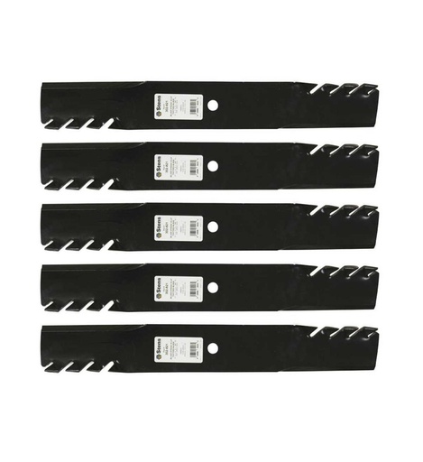 [ST-302-821-5] 5 Pack of Stens 302-821 Mowers Silver Streak Toothed Blade Husqvarna 539101733