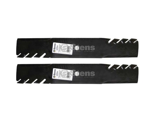 [ST-302-818-2] 2 Pack of Stens 302-818 Mowers Silver Streak Toothed Blade Husqvarna 539100341