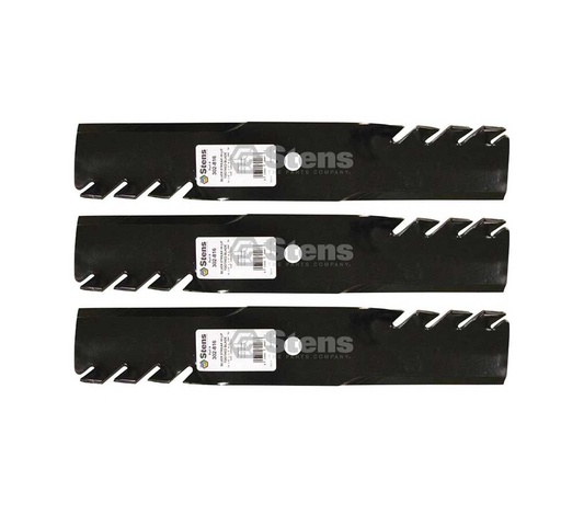 [ST-302-816-3] 3 Pack of Stens 302-816 Mowers Silver Streak Toothed Blade Husqvarna 539101496