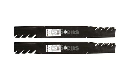 [ST-302-621-2] 2 Pack of Stens 302-621 Mowers Silver Streak Toothed Blade Husqvarna 539101733