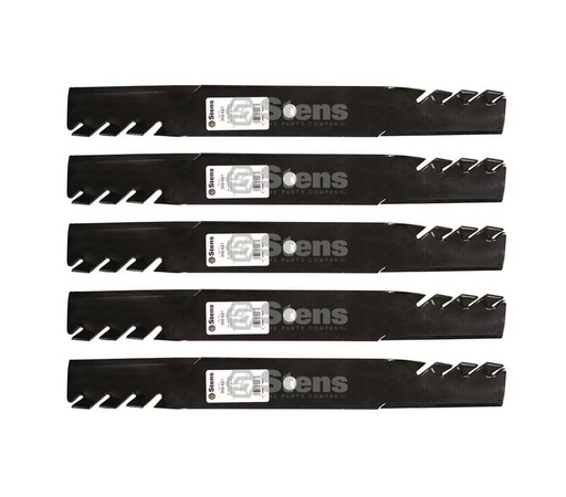 [ST-302-621-5] 5 Pack of Stens 302-621 Mowers Silver Streak Toothed Blade Husqvarna 539101733