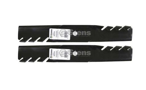 [ST-302-616-2] 2 Pack of Stens 302-616 Mowers Silver Streak Toothed Blade Husqvarna 539101496