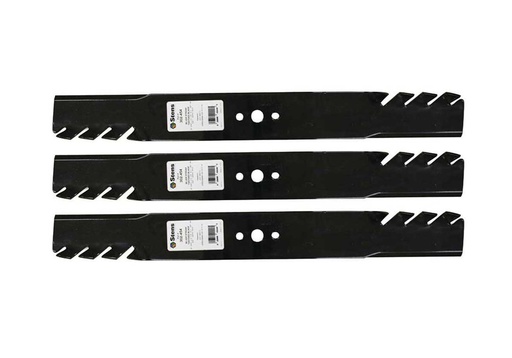 [ST-302-454-3] 3 Pack of Stens 302-454 Mowers Silver Streak Toothed Blade Husqvarna 532141114