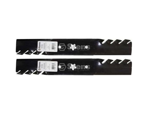 [ST-302-436-2] 2 Pack of Stens 302-436 Mowers Silver Streak Toothed Blade Husqvarna 532137380