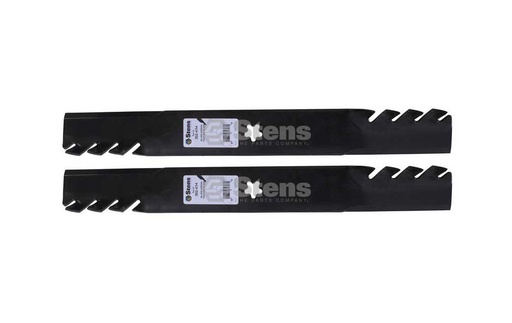 [ST-302-434-2] 2 Pack of Stens 302-434 Mowers Silver Streak Toothed Blade Husqvarna 574870801