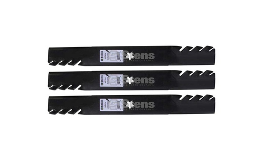 [ST-302-434-3] 3 Pack of Stens 302-434 Mowers Silver Streak Toothed Blade Husqvarna 574870801