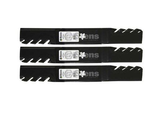 [ST-302-430-3] 3 Pack of Stens 302-430 Mowers Silver Streak Toothed Blade Husqvarna 532187254