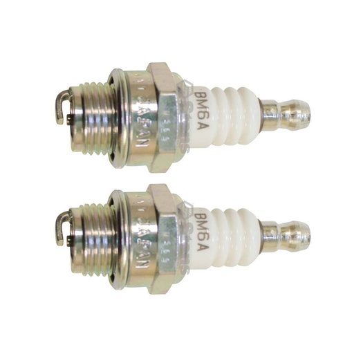 [ST-130-978-0.08] 2 PK Stens 130-978 NGK Spark Plug Shop Pack NGK 744 BM6A S25