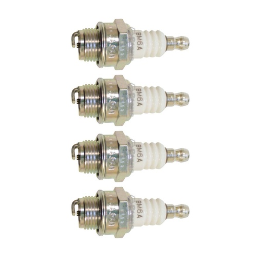 [ST-130-978-4] 4 PK Stens 130-978 NGK Spark Plug Shop Pack NGK 744 BM6A S25