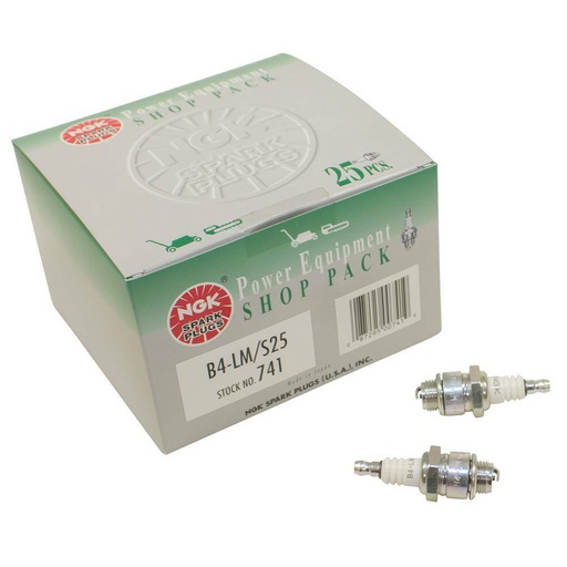 [ST-130-113] Stens 130-113 NGK Spark Plug Shop Pack NGK 741 B4LM S25 130-732