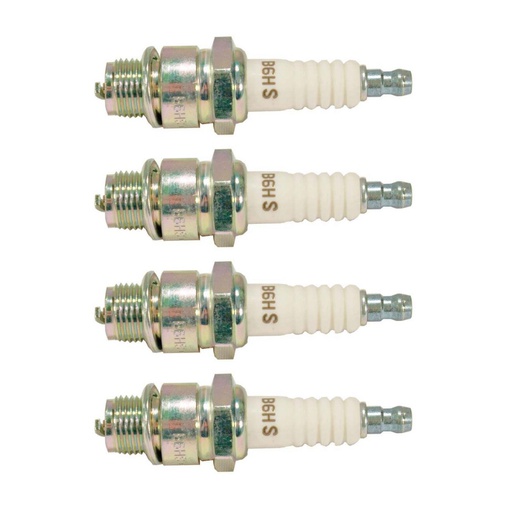 [ST-130-712-4] 4 PK Stens 130-712 NGK Spark Plug NGK 7534 B6HS John Deere AM37234 130-135