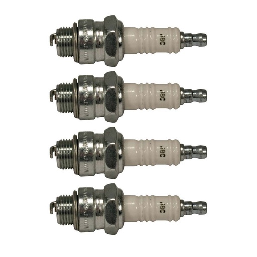 [ST-130-093-0.17] 4 PK Stens 130-093 Champion Spark Plug 841 J8C 006565 759-3339 130-468 130-781