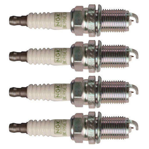 [ST-130-808-4] 4 Pack of Stens 130-808 NGK Spark Plug NGK 7092 BKR6EGP Boxed individually