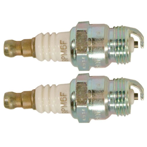 [ST-130-761-2] 2 PK Stens 130-761 NGK Spark Plug NGK 5950 BPM6F 130-076 51903 51906 51908