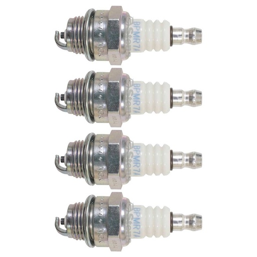 [ST-130-898-4] 4 Pk Stens 130-898 130-540 NGK Spark Plug BPMR7A Echo 15901002830 15901010630