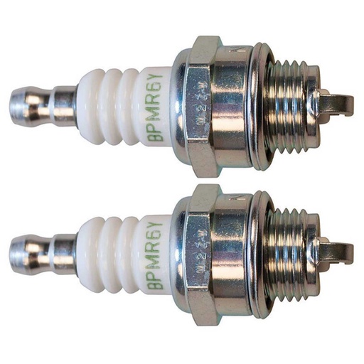 [ST-130-494-2] 2 PK Stens 130-494 NGK Spark Plug Husqvarna 531004828 NGK 5414 BPMR6Y 21533600