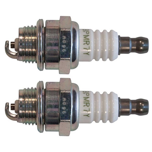 [ST-130-877-0.08] 2 Pack of Stens 130-877 NGK Spark Plug NGK 1589 BPMR7Y Boxed individually