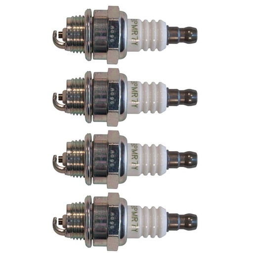 [ST-130-877-4] 4 Pack of Stens 130-877 NGK Spark Plug NGK 1589 BPMR7Y Boxed individually