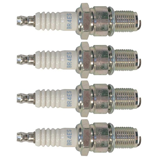 [ST-130-264-4] 4 PK Stens 130-264 NGK Spark Plug 1097 BR4ES Yamaha NGK-BR4ES-00 1991 and up