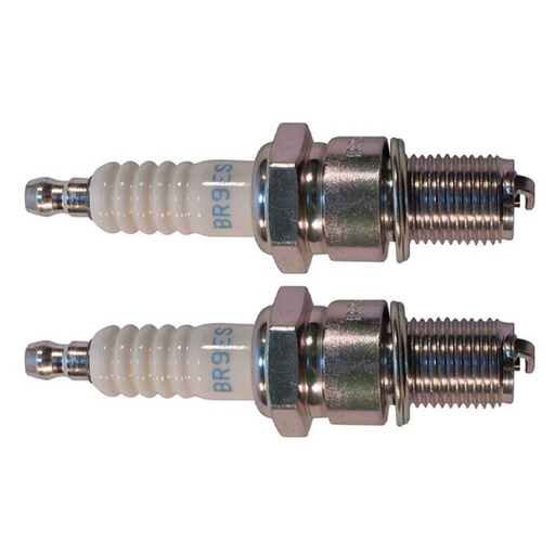 [ST-130-086-0.08] 2 Pack of Stens 130-086 NGK Spark Plug NGK 5722 BR9ES Boxed individually