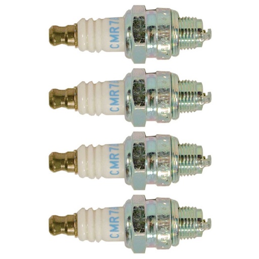 [ST-130-348-4] 4 PK Stens 130-348 NGK Spark Plug 7543 CMR7A 369991667 481073110